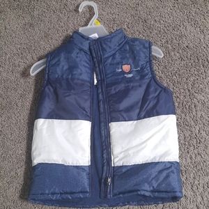 Vest blue/white, size 7